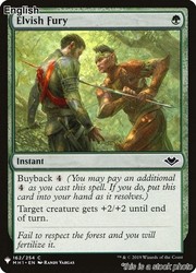 Elvish Fury 162 The List Reprints