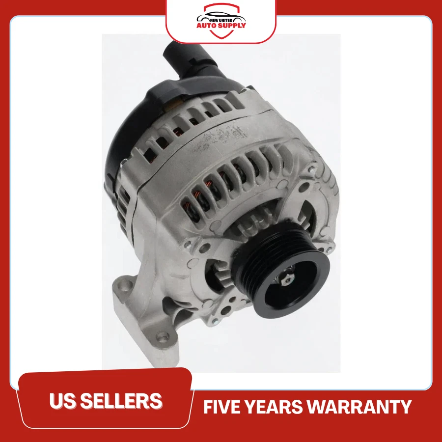 New Alternator for Fiat 500 2012-2017 L4 1.4L 120Amp 12Volt CW 5-Groove Pulley - Image 2 of 2