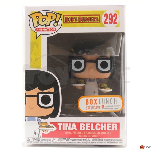 Funko Pop Animation series Bob's Burger Tina Belcher box lunch exclusive #292
