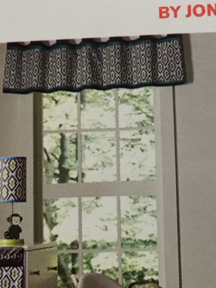 JONATHAN ADLER Cenefa Ventana Feliz Chic Bebé Safari Mono Colección JA A16 Foto 2 de 4