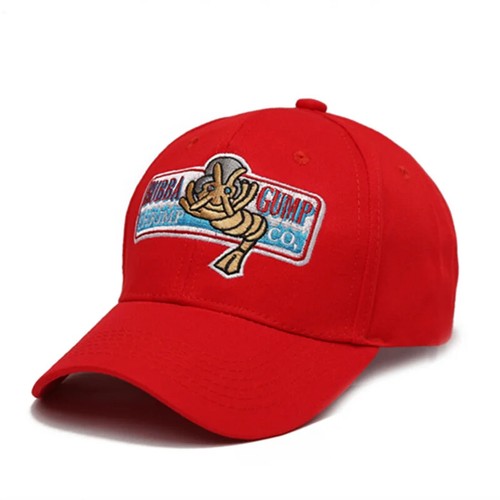 Bubba Gump Shrimp Co. Red Trucker Hat Forrest Gump Cap Costume Baseball Hat - Picture 9 of 27