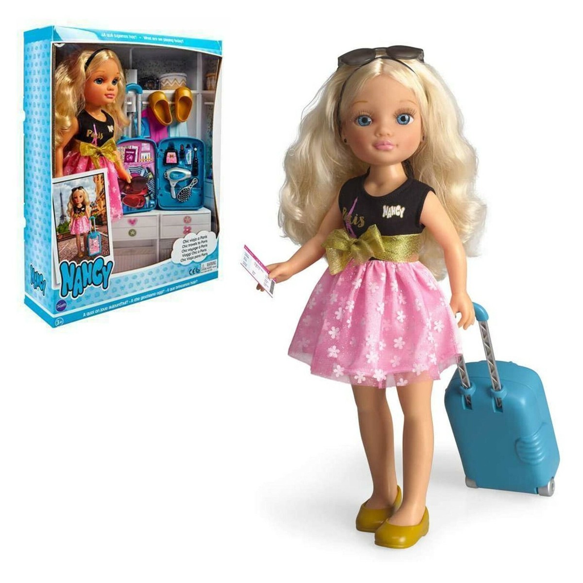 Poupée Nancy Voyage Chic À Paris GIOCHI PREZIOSI pour Petite Fille