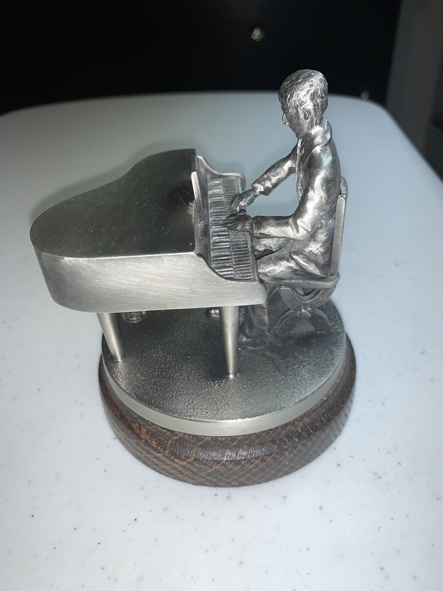 Rare Vintage Tin Etain Zinn Pewter, Pianist | eBay