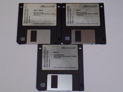 Microsoft 6.2 Plus Enhancement Tools Set 3.5'' Disk Windows PC MS Dos Computer