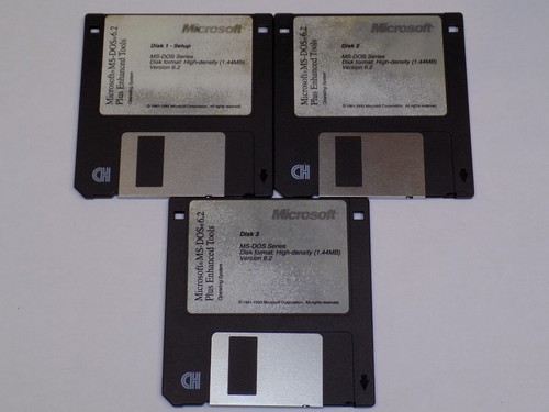Microsoft 6.2 Plus Enhancement Tools Set 3.5" Disk Windows PC MS Dos Computer