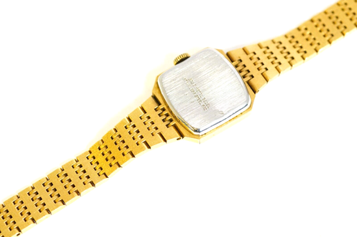 Belair Vintage Women's Watch Swiss FHF 69-2 Mechanical Wind Gold Tone Wristwatch - 第 3/9 張圖片