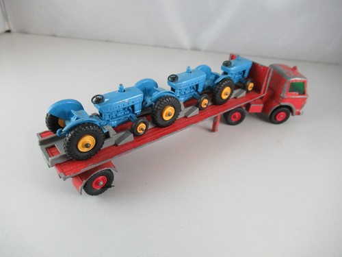 Matchbox Lesney Kingsize K20 Ford Tractor Transporter Rare Grey Rack - Picture 3 of 8