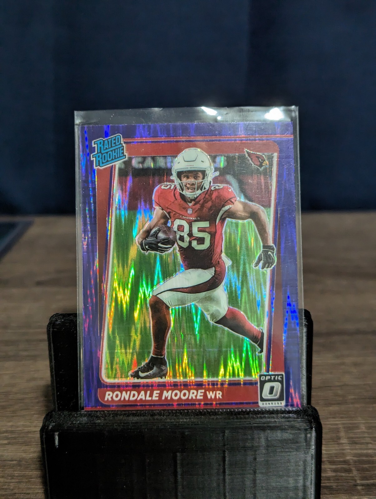 ☄️Rondale Moore 2021 Optic Rated Rookie Purple Shock Prizm RC #217 Cardinals☄️