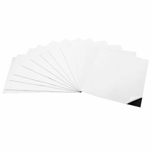 8.5 x 11 Inch Strong Flexible Self-Adhesive Magnetic Sheets (12 Pieces) - Picture 1 of 3