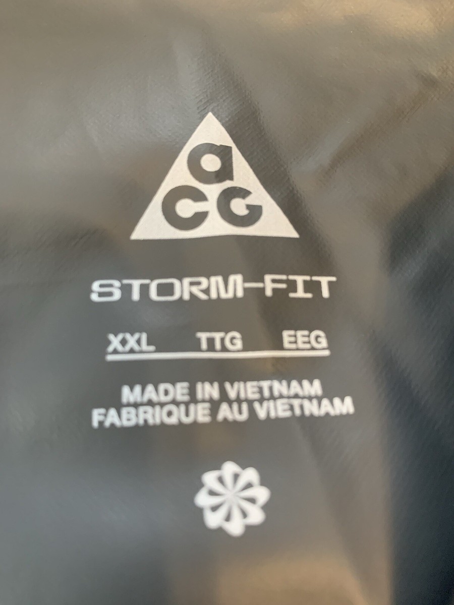 Nike ACG STORM-FIT Cascade Rain Jacket Blue Size XXL 2XL Nike ACG STORM-FIT Cascade Rain Jacket Blue Size XXL 2XL