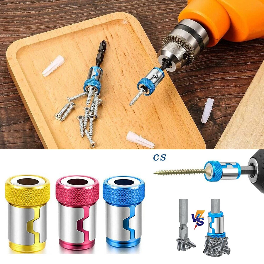 Steel Impact Magnetic Pivoting Bit Tip Swivel Screw Holder Screw Drill  Accessory