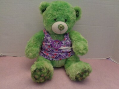 build a bear green dress Build-A-Bear Beardusa Plush With Dress Stuffed Animal in Green|Blue