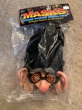Forum Novelties Crazy Old Man Half Mask New In Bag