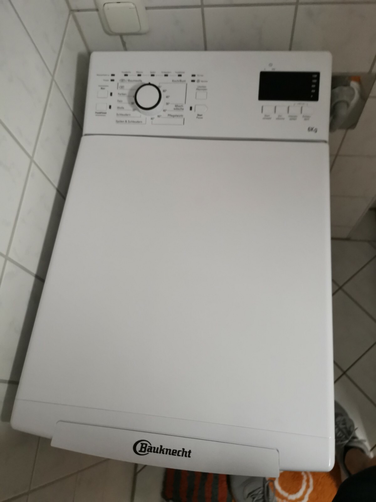 Neuer Gegenstand Waschmaschine Bauknecht Toplader Weiss 6 Kg Sturzschaden 1 Jahr Garantie Www Bene Exclusive Com 