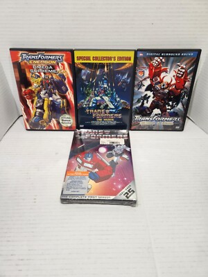 Transformers Animated Dvd Lot Of 4