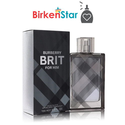 Burberry Brit for Men by Burberry, 3.4 oz EDT Perfume Spray 100 ml - Brand New
