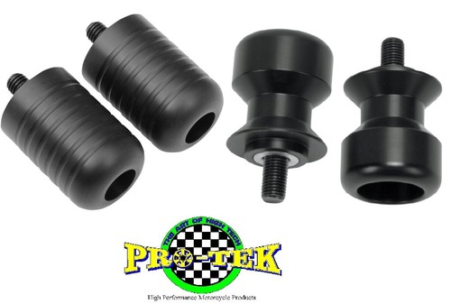 Protek Spool Bar End Slider Kit Kawasaki 2006-2007, 2011-2024 Ninja ZX10R ZX10RR - Picture 2 of 10