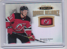  2019 2019-20 UPPER DECK STATURE BRANDON GIGNAC ROOKIE RELIANCE RR-27 DEVILS