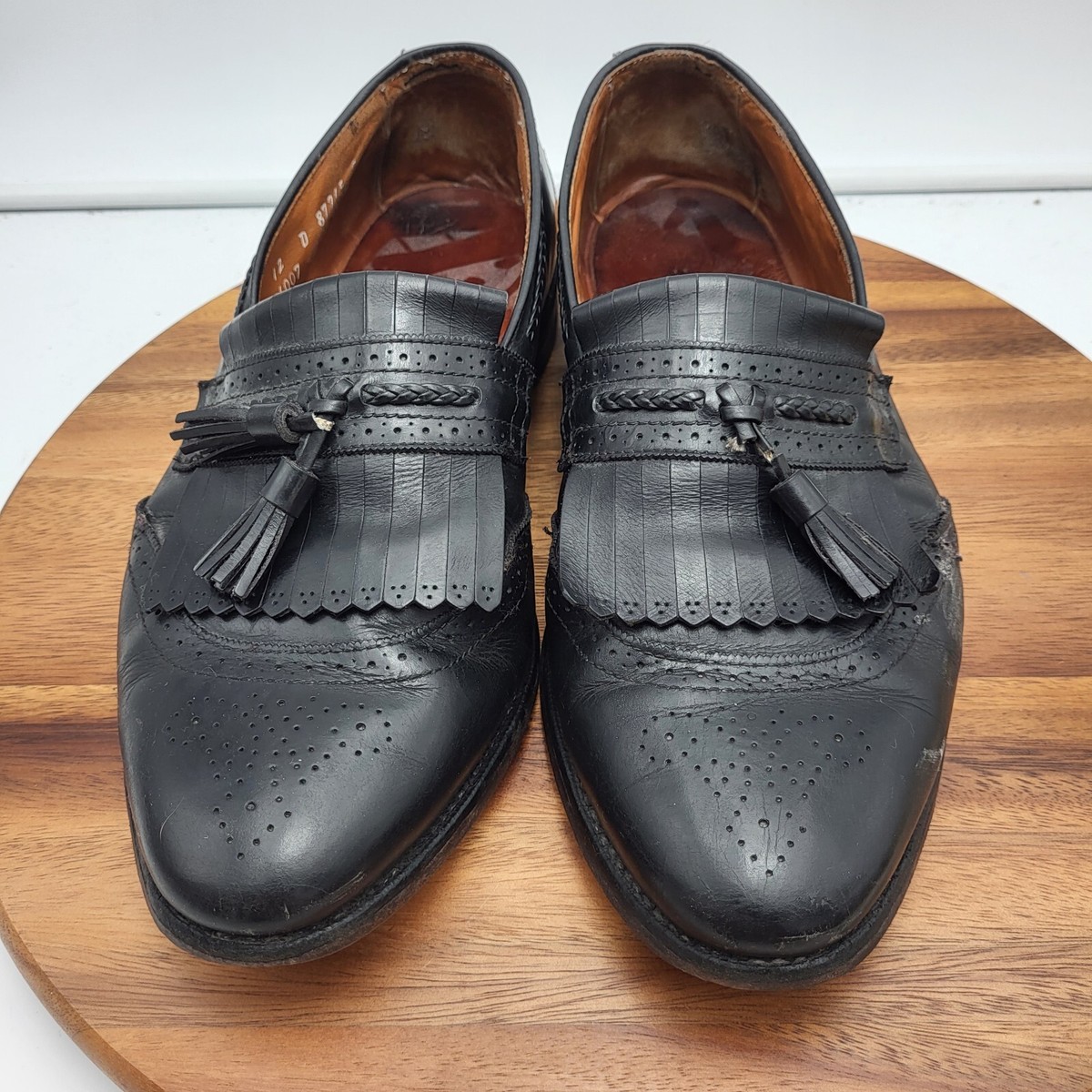 Allen Edmonds Bridgeton Loafers Mens 1 D Black Leather  display picture 2