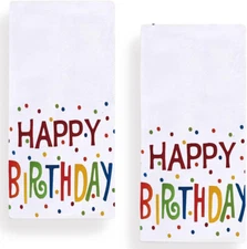 Happy Birthday Kitchen Towels Dish Towels, 18 X 28 Inch Birthday Party Holiday T