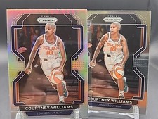 Courtney Williams - 2022 WNBA Prizm - Silver Prizm And Base #113 - Sun