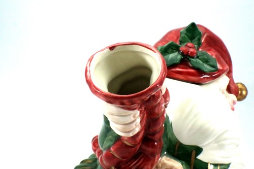 Fitz and Floyd TEAPOT 40 oz Santa Claus Figural Christmas 1989 - Picture 7 of 12
