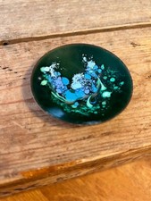 Vintage Small Mid-Century Abstract Patterned Enamelled on Coper Dish ? Great!