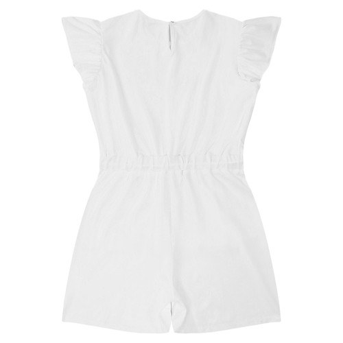 Kids Girls Rompers Preppy Clothes Jumpsuits Flutter Overalls Sports Playsuit - Picture 19 of 77