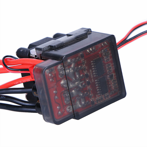 Double Way 320A ESC Brush Motor Speed Controller With Fan for RC Car Boat Models - Picture 8 of 10