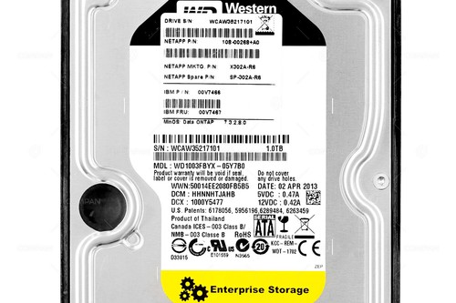 X302A-R5 NETAPP HDD 1TB 7.2K SATA 3G 3.5" LFF HOT-SWAP FOR NETAPP DS4243 - Afbeelding 4 van 8