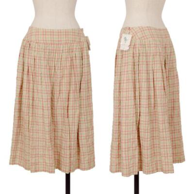 【ok.soon】 新品未使用⭐︎gingham check long skirt ok.soon】gingham check long skirt