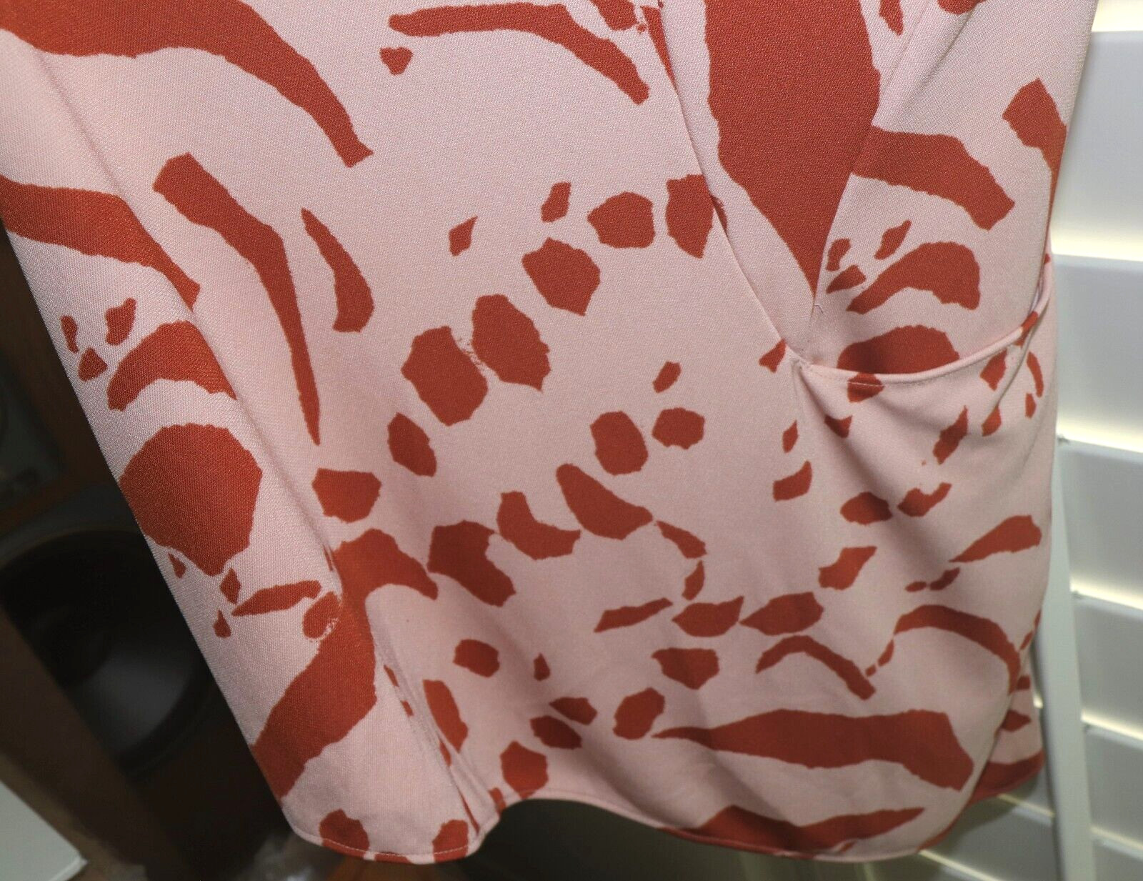 ALFANI RUST/ LITE RUST GEOMETRIC DROP SLEEVELESS … - image 7