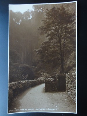 Castleton Peak Cavern RP c1926 by Judges (PM) 2x King Ed VIII 1/2d 4th Sept 1936