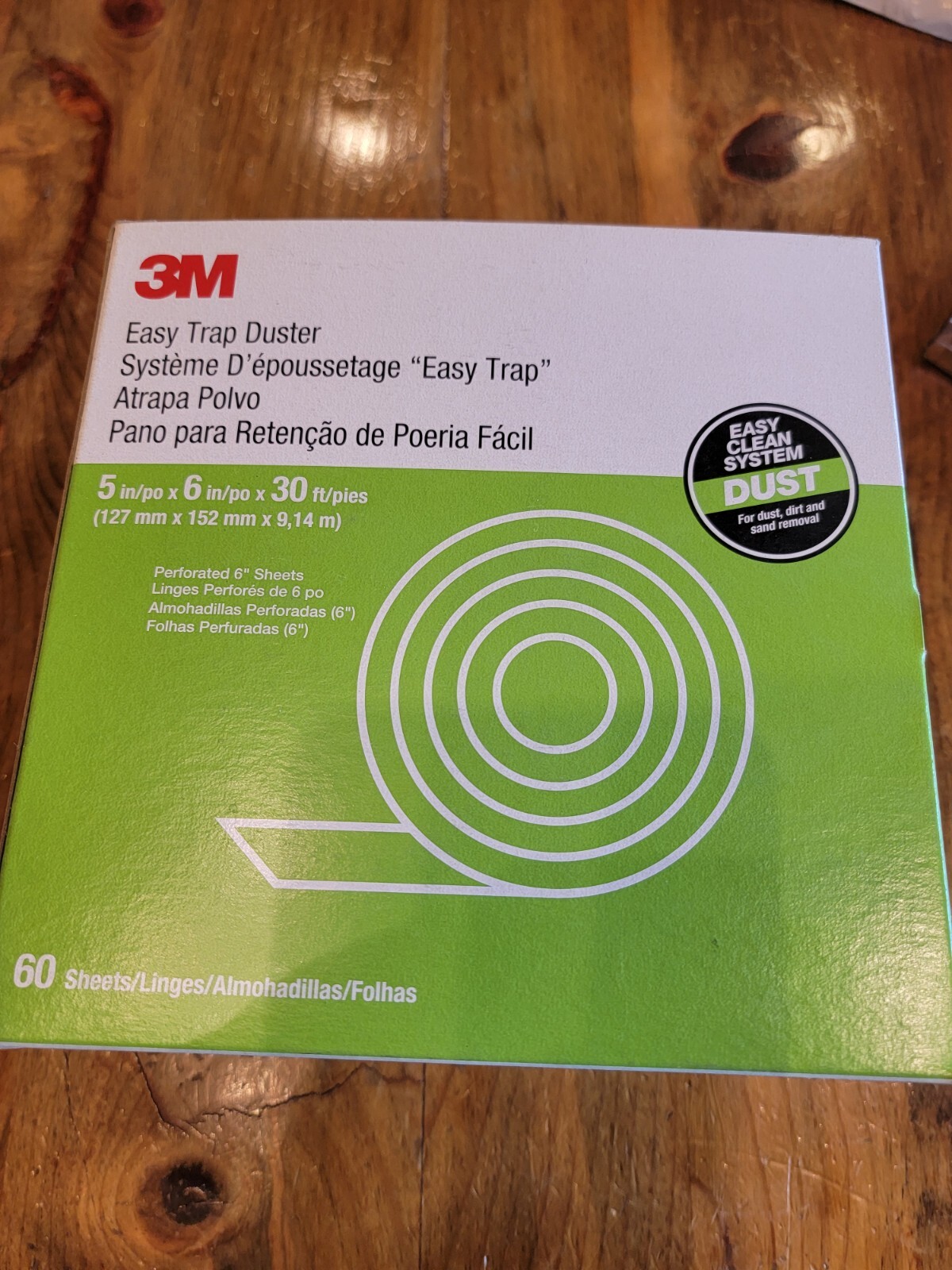 3M Easy Trap Duster Sweep And Dust Sheets 5x 6x30 60 Sheets