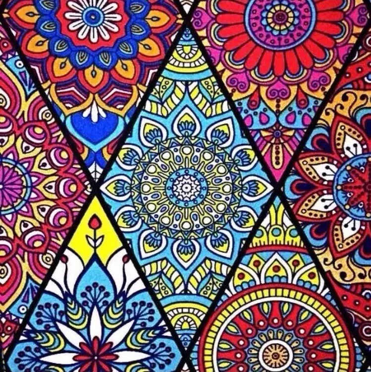 NWT Buttery SOFT Hippy Floral Leggings One Size S M L Flower Child OS - Image 2 of 3