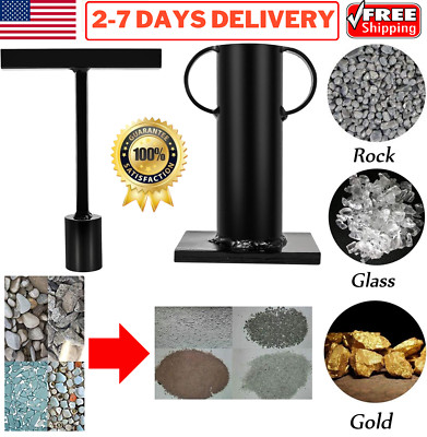Stone Ore Rock Crusher Glass Breaker Frit Maker Gold Mining Panning Hound Rush