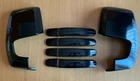 GLOSS BLACK WING MIRROR HANDLE COVERS SET FITS FORD TRANSIT CUSTOM 2012+ TOURNEO