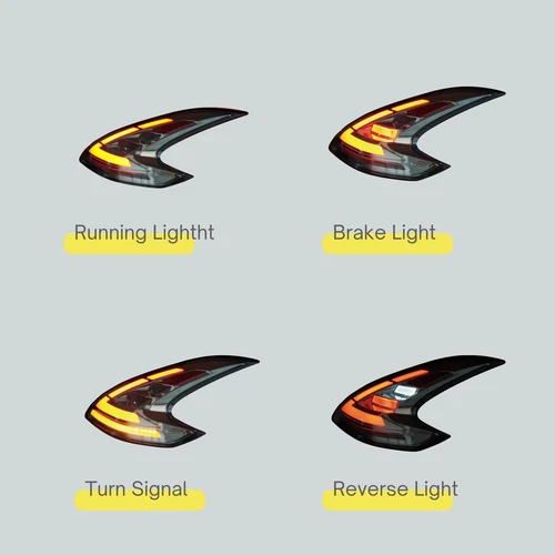 Pair Smoked LED DRL Turn Signal Tail lights For 2009-21 Nissan 370Z Fairlady Z34 - Imagen 6 de 14