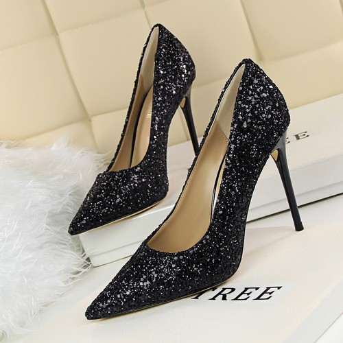 Women's Classic Stiletto Glitter Corset High Heel Party Club Wedding Pumps Shoes - Picture 44 of 73