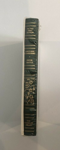 Mint! SEALED! Anything Considered, Peter Mayle, EASTON PRESS, 1st Ed Signed