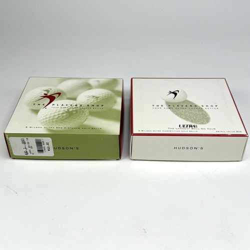 Pelotas de golf Hudson’s Wilson Ultra 500 2 cajas de 9 cada una The Players Club nuevas en caja - Imagen 2 de 12