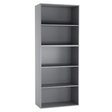 Wide 5 Tier Book Shelf Deep Bookcase Storage Cabinet Display Dining Living Room