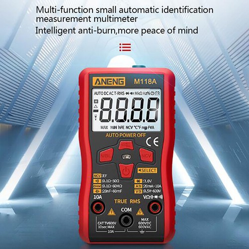 ANENG M118A Digital Multimeter Portable AC/DC Tester Mini Resitance Meter RM W❤D - Bild 10 von 12