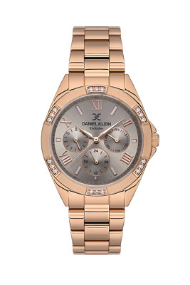 Daniel Klein Exclusive Women Gray/Rose Gold Watch