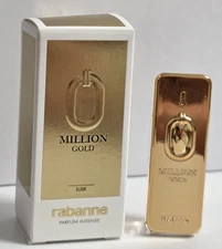 Paco Rabanne Million Gold Elixir Parfum Intense 0.17 oz / 5 mL Mini Splash