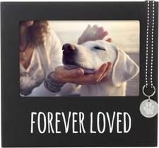 Forever Loved Pet Keepsake Picture Frame, Photo Frame for Pet Owners and Dog Lov