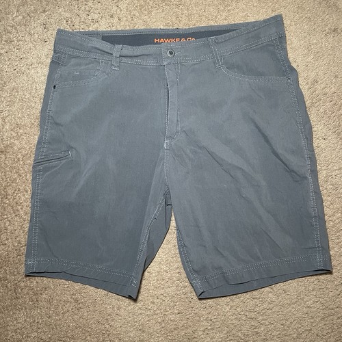 Hawke & Co Herren Golfshorts Mid Rise Quick Dry grau Gr. 36