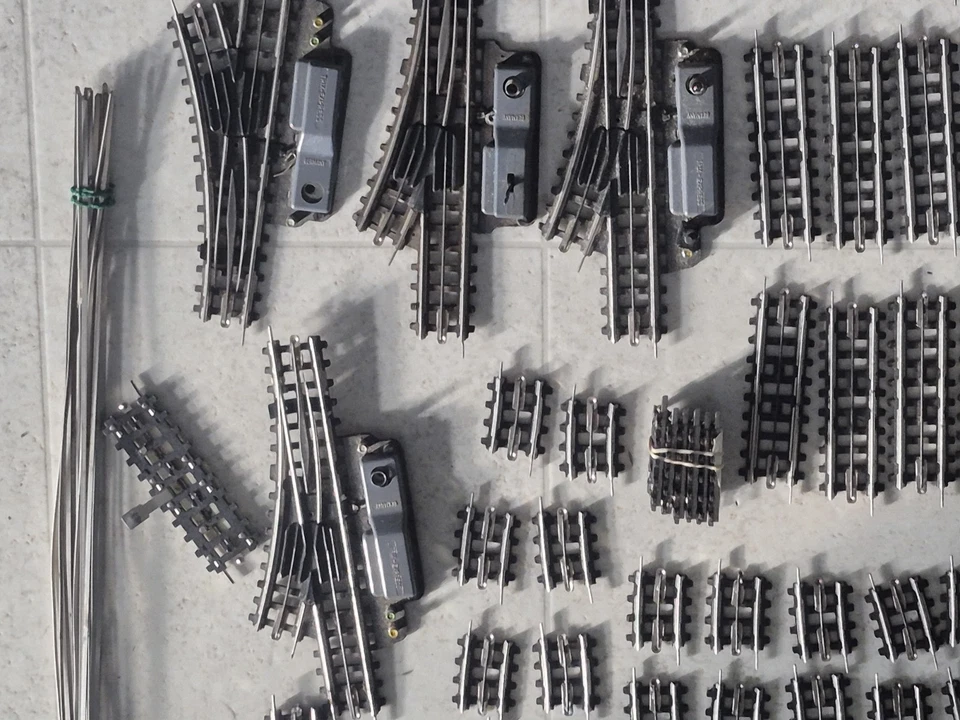 Trix Express H0 Electric Switches Track Straight Curved Vintage - Image 4 of 4