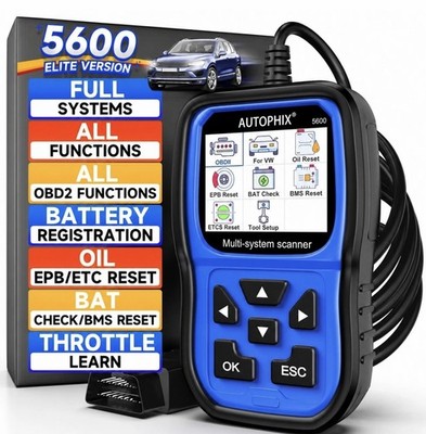 AUTOPHIX 5600 OBD2 Scanner ABS SRS EPB Code Reader All System Diagnostic Tool