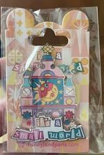 Disneyland Paris It's A Small World Ride Themed Attraction Pin PARK